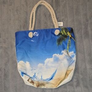 NWT Ocean Breeze Blue Beach/Tote Bag